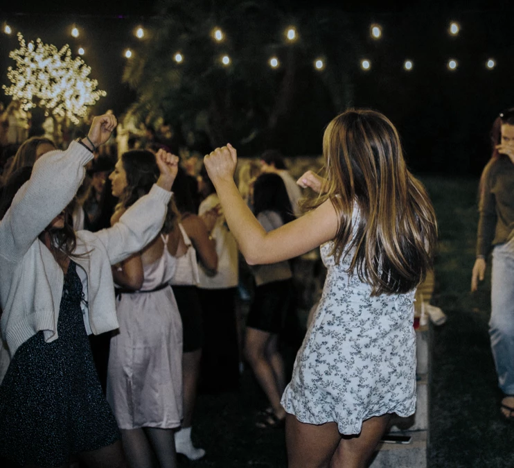Nano Boom plays while people dance